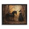 Stupell Industries Witch & Black Unicorn Floating Frame, design by Arlington Prints